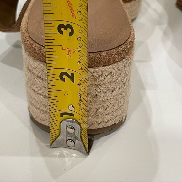 Suede Tan Brown Wedge Sandals, Treasure & Bond, Size 9 - Picture 9 of 9